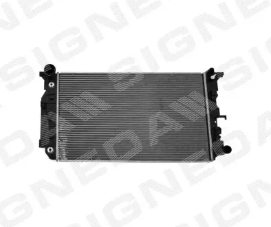 Signeda RA412670 радіатор охолодження двигуна