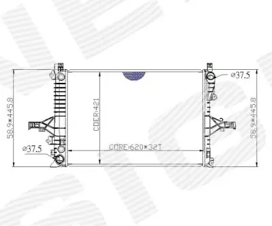 Signeda RA65557Q радіатор