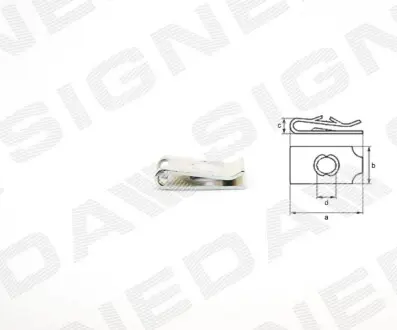 Signeda T38510 пластмасові кріплення | plastic clips